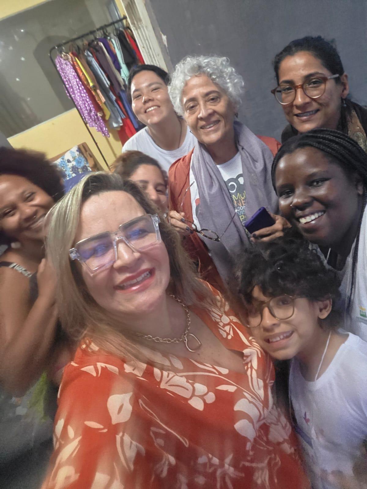 Representantes do projeto #BaíaViva no Instituto PSIU